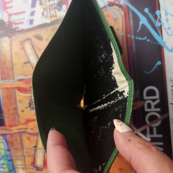 Green Louis Vuitton Epi Snap Wallet - Picture 8 of 16